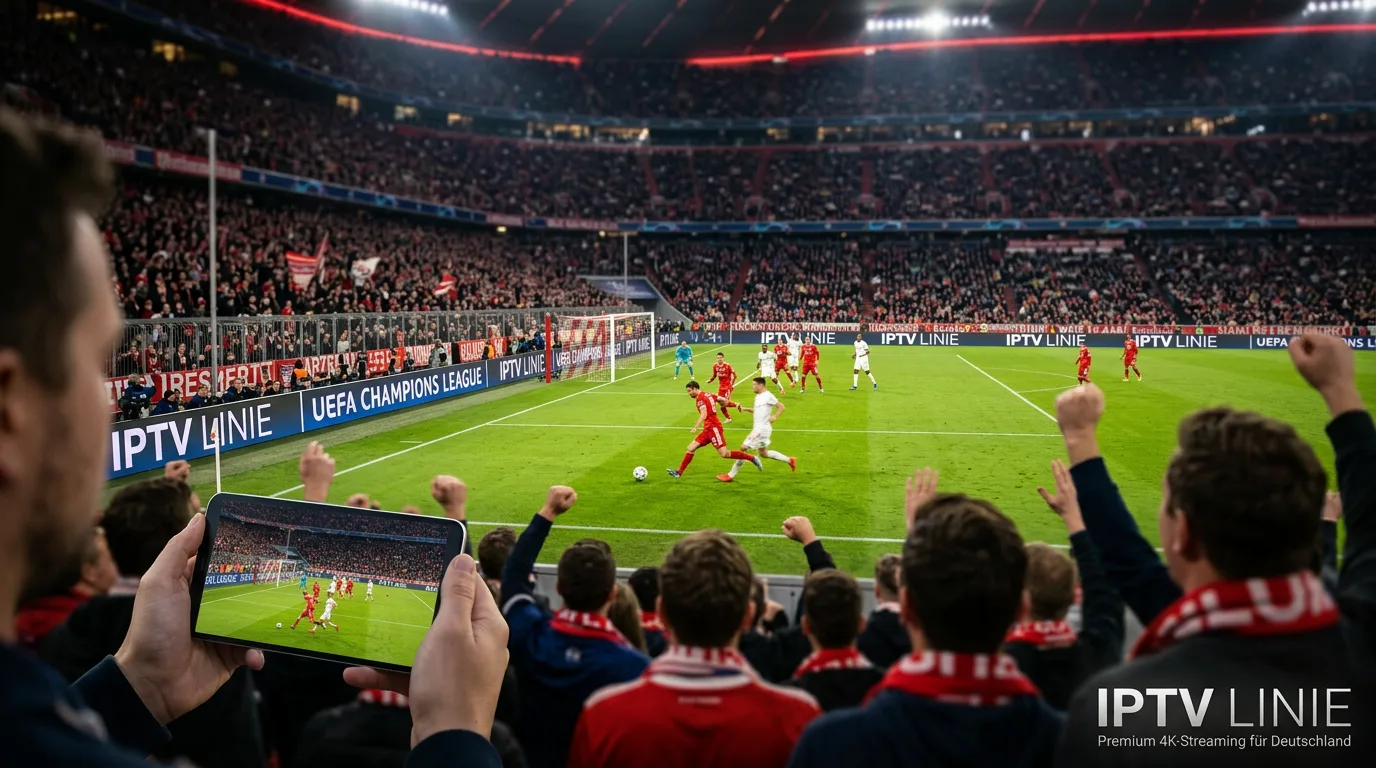 Champions League live sehen, auf jedem Spieltag | IPTV LINIE